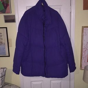 Size 24 purple puffer coat!!